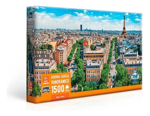 Quebra Cabeça Puzzle 1500 Peças Belle Paris Toyster