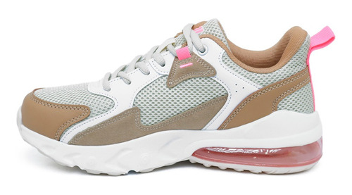 Tenis Fila Airdan Training Mujer-beige/cafe