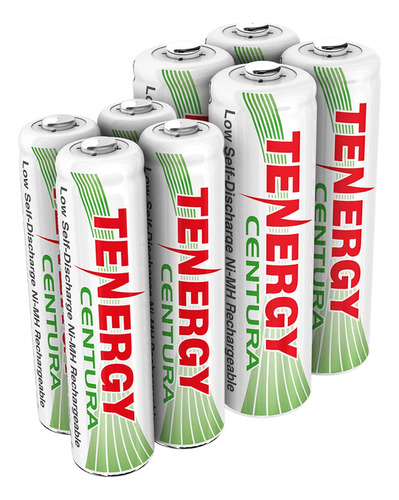 Tenergy Centura Bateria Recargable Nimh De Baja Autodescarga