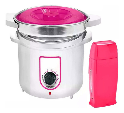Termocera Megabell Rosa P/ Depilação 400g + Refil + Roll On