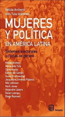 Libro - Mujeres Y Politica En America Latina - Archenti, Tul