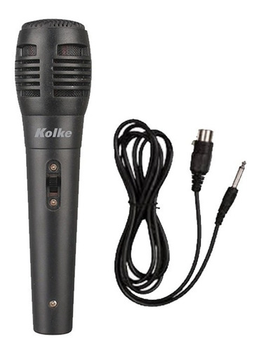 Microfono Universal Karaoke Cable 2 M Para Parlante Dinamico