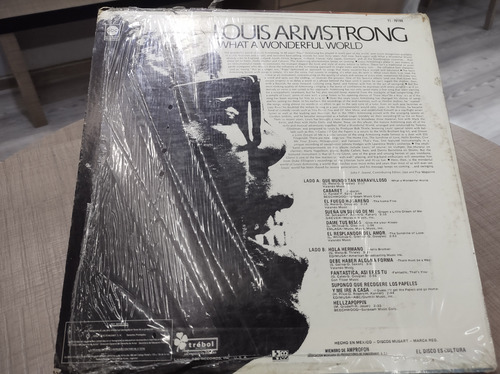 Louis Armstrong - What A Wonderful World - Vinilo Lp Vinyl (Usado)