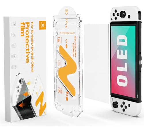 Protector De Pantalla Cristal Templado 2 Pack Para Switch Ol