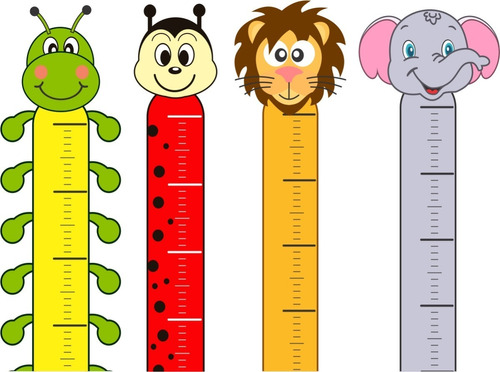 Adesivo Régua De Altura Crescimento Decorativa Infantil Bebê