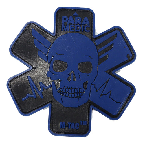 Parche Militar Tactico Calavera Craneo Paramedico Airsoft