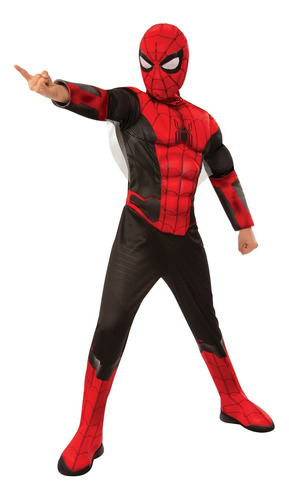 Disfraz De Spiderman Far From Home Talla M Para Niño,