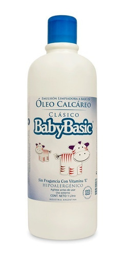 Baby Basic Oleo Calcáreo Sin Fragancia X 1l