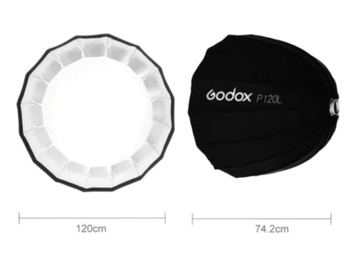 Octábox Parabólico P120 H Godox Montura Bowens Con Grilla