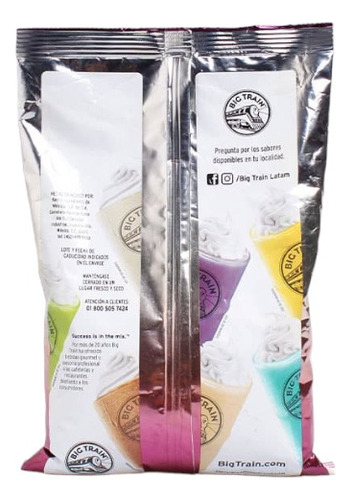 Big Train Sabor Pepino Limón Bolsa 1.5 Kg - Base Para Frappe