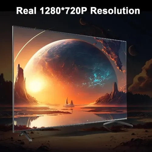 Proyector Hy300 Ultra Hd, Con Duplicación Wifi, 4k, Color Bl