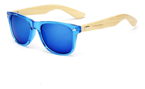 Gafas De Sol Long Keeper Con Brazos De Madera De Bambú Para 