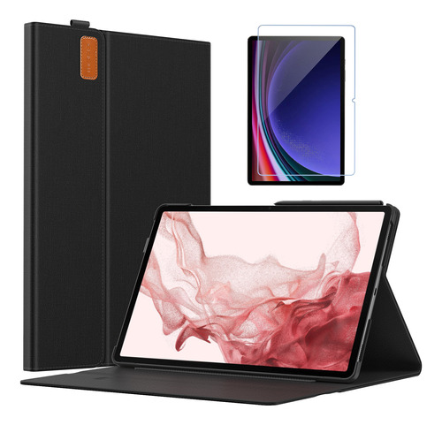 Case Funda Para Galaxy Tab S9 Plus X810 X816 + Mica Glass