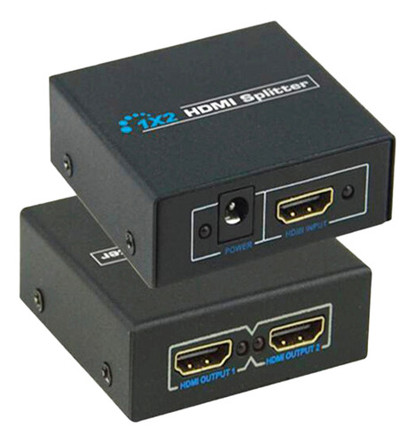 Splitter Divisor Señal 1 X 2 Salidas Hdmi 3d Full Hd 1080p