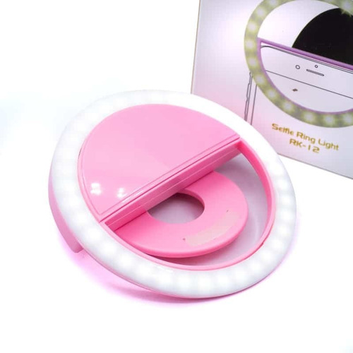 Anillo Aro De Luz Selfie Led Recargable Para Celular