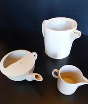 Comprar Set Enlozado Para Servir Merienda (tetera, Jarra Y Lechera)