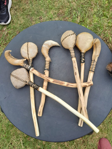 Ajna.drums Maraca De Madera Y Cuero 30 Cm Marrón