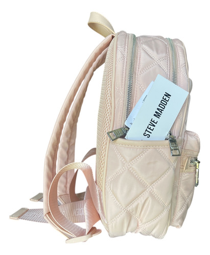 Mochila Original Steve Madden Color Rosa Claro Rosa Claro Liso