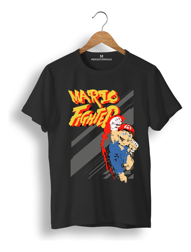 Remera: Mario Fighter Memoestampados