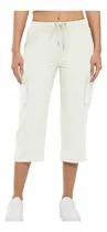 Comprar 2025 Pantalones Capris Tipo Cargo For Mujer, De Cintura