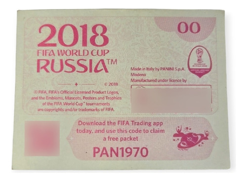 Pack Láminas Panini Rusia 2018