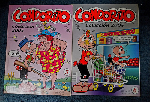 2 Condorito Colección 2005 - Pepo Lote Números 5 Y 6 (Usado)