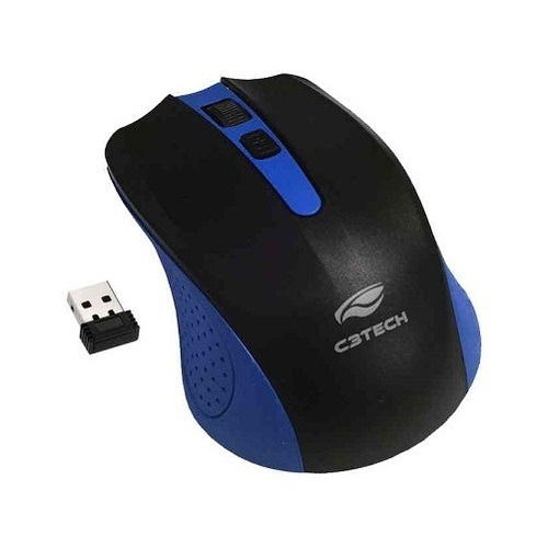 Mouse Sem Fio Rc/nano M-w20bl Azul C3 Tech