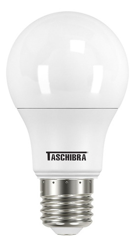 Lâmpada Led Taschibra Tkl 60 9w Bulbo Soquete E27 Bivolt Cor da luz Branco-neutro 110V/220V
