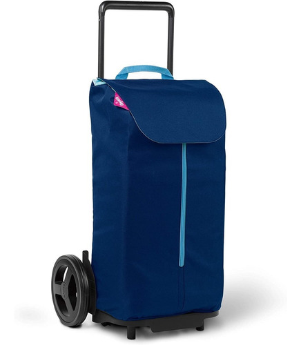 Carrito De Compras Carro Plegable Reforzado 45 L Gimi Italia Color Azul