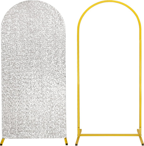 Juego De Soporte De Arco De Metal Y Cubierta, 1 Funda De Fon