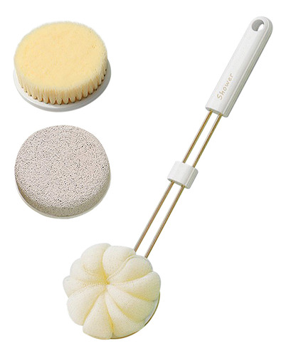 Cepillo De Baño Con Mango Largo En Forma De W, Cepillo De Ba