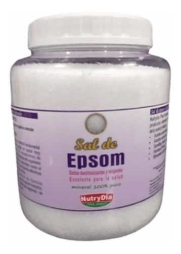 Sal De Epsom, Sulfato De Magnesio, Orgánica (1kg)