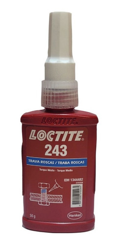 Pegamento Fijador Traba Rosca Azul Loctite 243 Liquido 50g