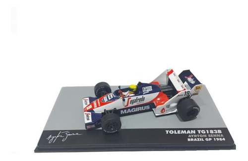 Miniatura Toleman Tg 183 B Ayrton Senna Gp Brasil 1984