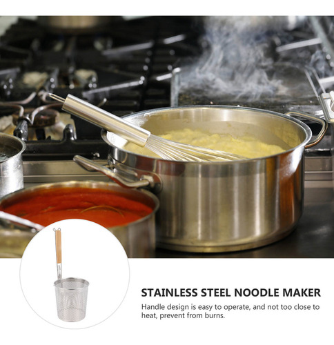 Cuchara For Cocinar Fideos Con Colador De Acero Inoxidable