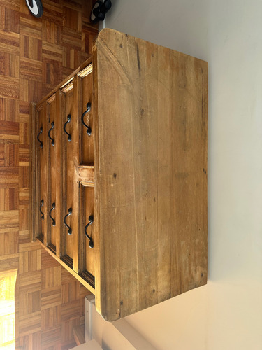 Cajonera / Cómoda 5 Cajones De Madera Marrón Claro (Usado)