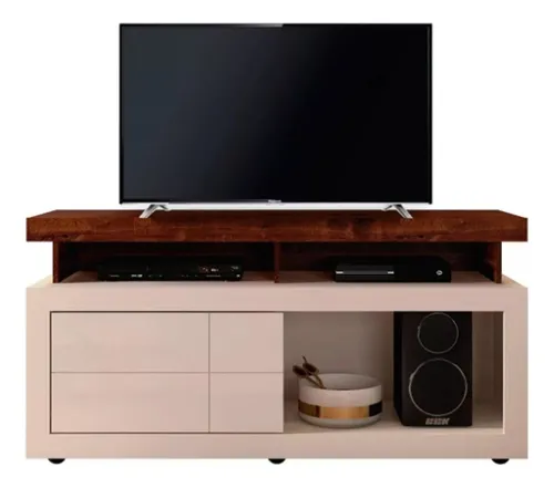 comprar Rack Tv Modular Living Hasta Led 55 Verano Blanco