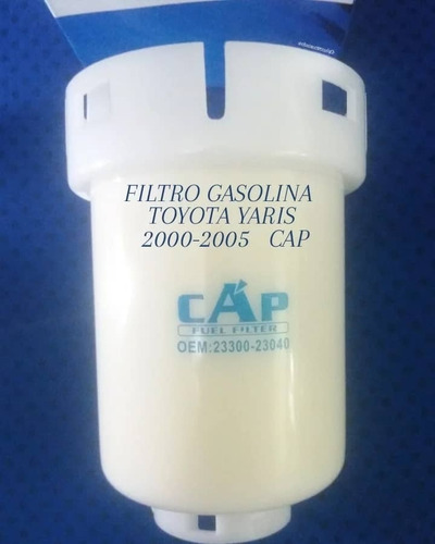 Filtro Gasolina Toyota Yaris 2000 - 2005  Cap