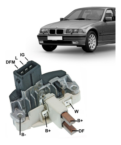 Regulador De Voltagem Bmw Série 3 Touring Ga036 14v