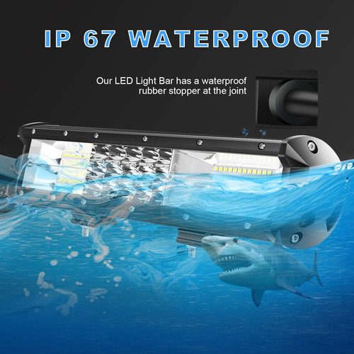 Barra De Luz Led 12 Pulgadas 180w Lm Luches Fog Leaches Led