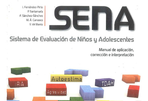 Test Sena Sistema De Evaluación Niños Y Adolescentes