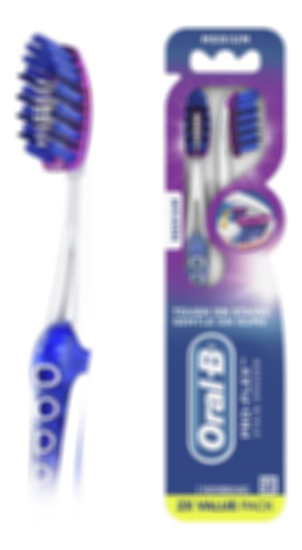 Oral-b Cepillo De Dientes Manual Mediano 3d White Luxe Pro-f