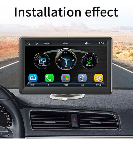 //reproductor Estéreo Portátil Para Coche Con Carplay Y Andr