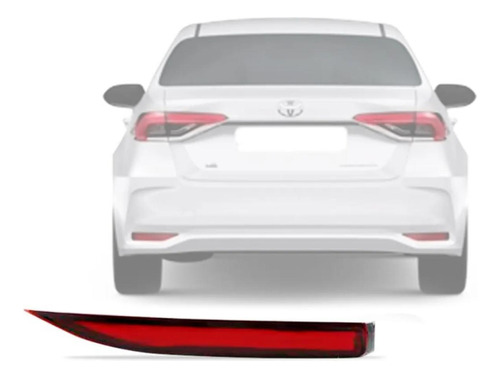 Refletor Neblina Traseiro Toyota Corolla 2020 2021 Esquerdo