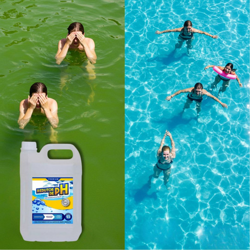 Ajustar Ph Piscina Com Redutor Concentrado Vodocia 5 Litros