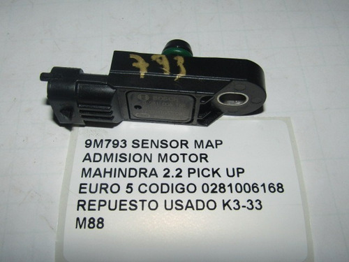 Sensor Map Admision Motor Mahindra 2.2 Pick Up Euro 5 (Usado)