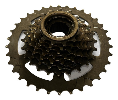 Catraca Bicicleta Mtb 8v 24 Marchas 13/34d Megarange Rosca Cor Marrom Quantidade Máxima De Dentes 34 Quantidade Mínima De Dentes 13
