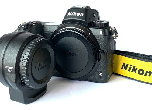 Camera Nikon Z6 Mirrorless Com Adaptador Ftz, 4100 Cliques!