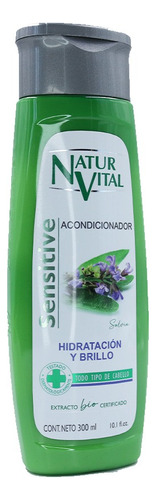 Acondicionador Sensitive Salvia 300 Ml Orgánico Natur Vital