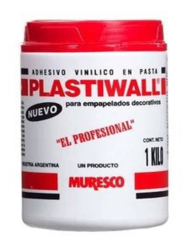 Adhesivo Para Empapelado Muresco 1 Kg Plastiwall